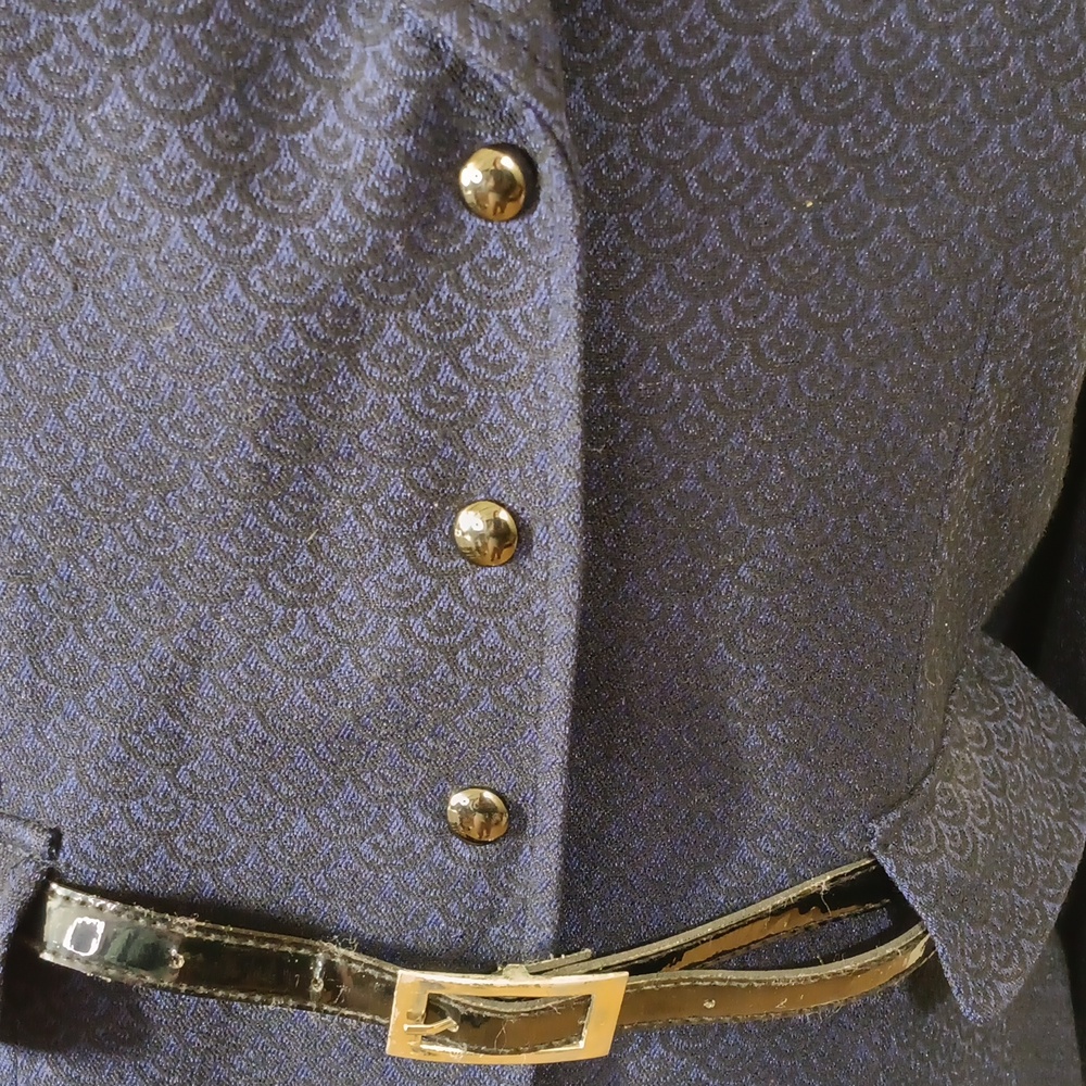 Tahari Navy Blue Skirt Suit | Tailored Blazer & Pencil Skirt |Size 6P | Workwear - Picture 3 of 4